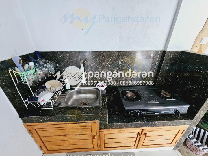 Tampilan Dapur Siap Pakai Pondok Ar Rafi 2 Pangandaran